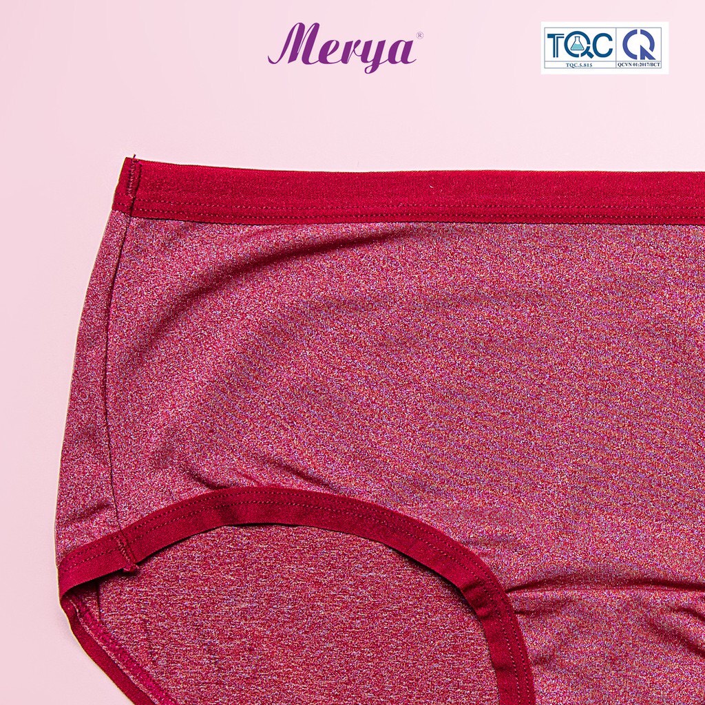 Combo 3 Quần Lót Nữ MERYA B019 Vải Cotton Hàn Quốc mềm mại , cạp trung ,viền mỏng, Kiểu dáng Basic