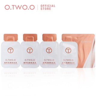 Set 4 gói kem nền dạng lỏng O.TWO.O 4 màu sắc kích cỡ dùng thử lâu trôi 25g nhỏ gọn dành cho đi du lịch