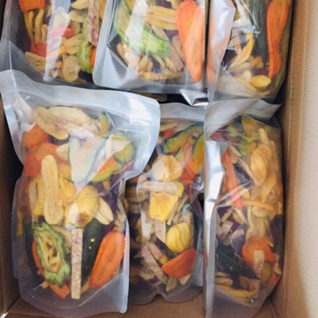 Trái cây sấy khô thập cẩm không đường đà lạt | BigBuy360 - bigbuy360.vn