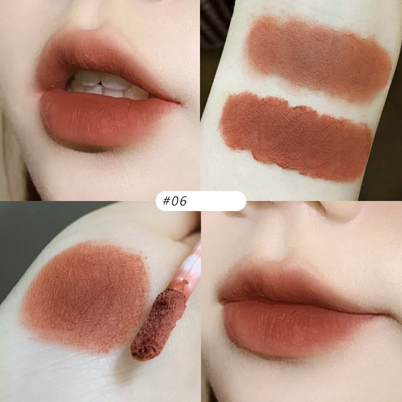 [Hàng mới về] Son môi kháng nước lâu trôi thiết kế vỏ hình chú bò sữa dễ thương