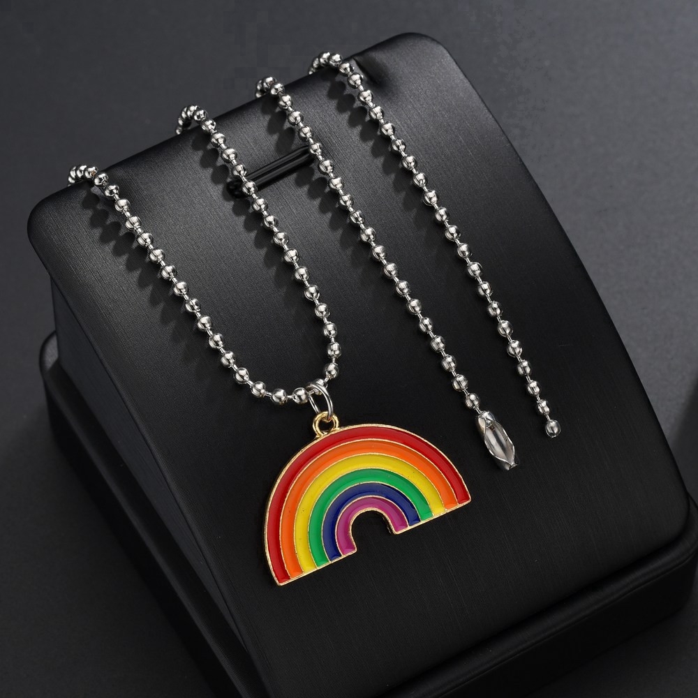 [Mã FASHIONCB231 hoàn tối đa 30K xu đơn 99K] Dây Chuyền Choker Mặt Cầu Vồng Phong Cách Hàn Quốc Cho Nữ | BigBuy360 - bigbuy360.vn