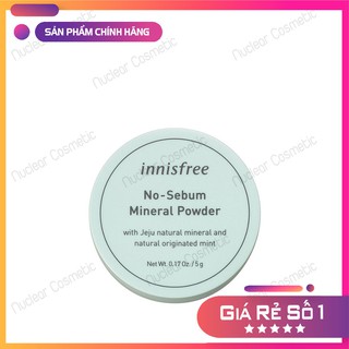 Phấn phủ kiềm dầu dạng bột khoáng Innisfree No Sebum Mineral Powder 5g