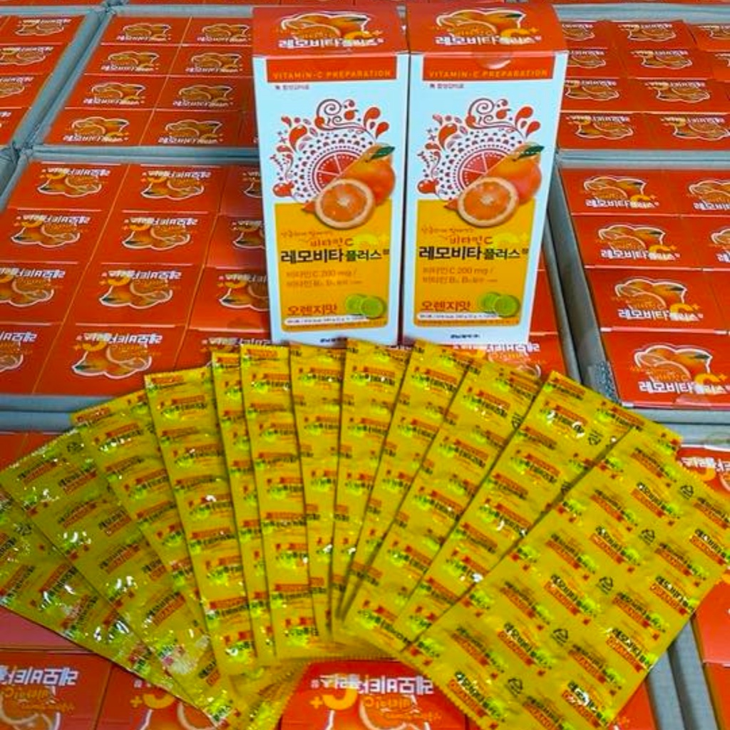Viên ngậm vitamin C Lemovita - cung cấp đủ lượng vitamin cần thiết hàng ngày