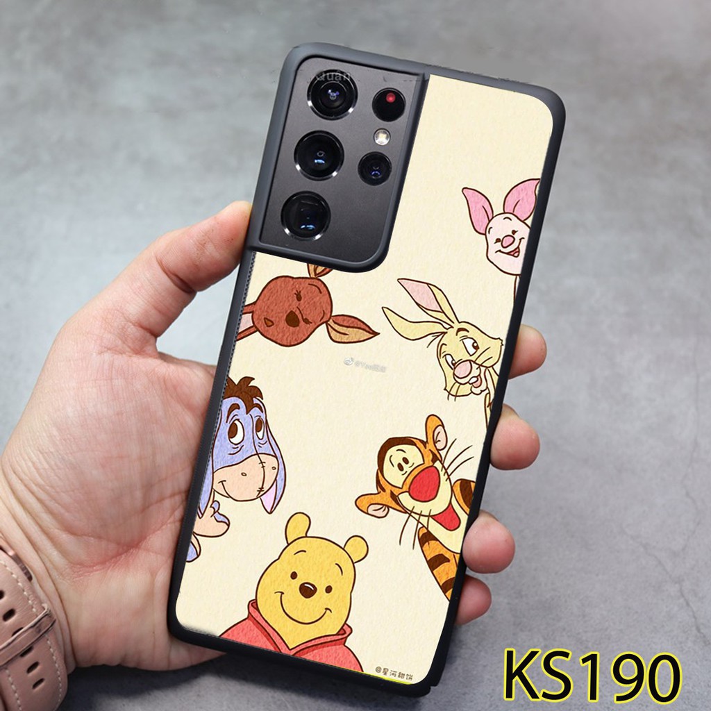 Ốp Samsung S21 - S21 FE -  S21 PLUS - S21 Ultra - Ốp lưng Samsung in hình Gấu Pooh siêu đẹp, độc, lạ