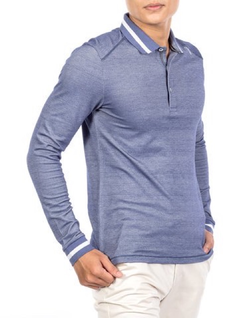 [SALE 40%] Áo polo dài tay Aristino ALP17-01 tinh tế lịch lãm | BigBuy360 - bigbuy360.vn