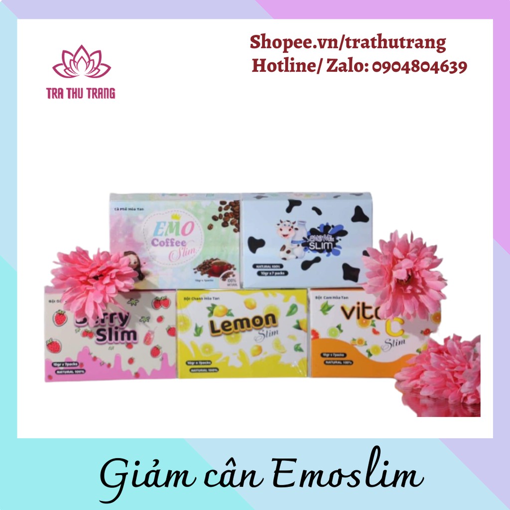 Nước trái cây EMOSLIM BY FEN giam can cap toc + 🎁 tặng