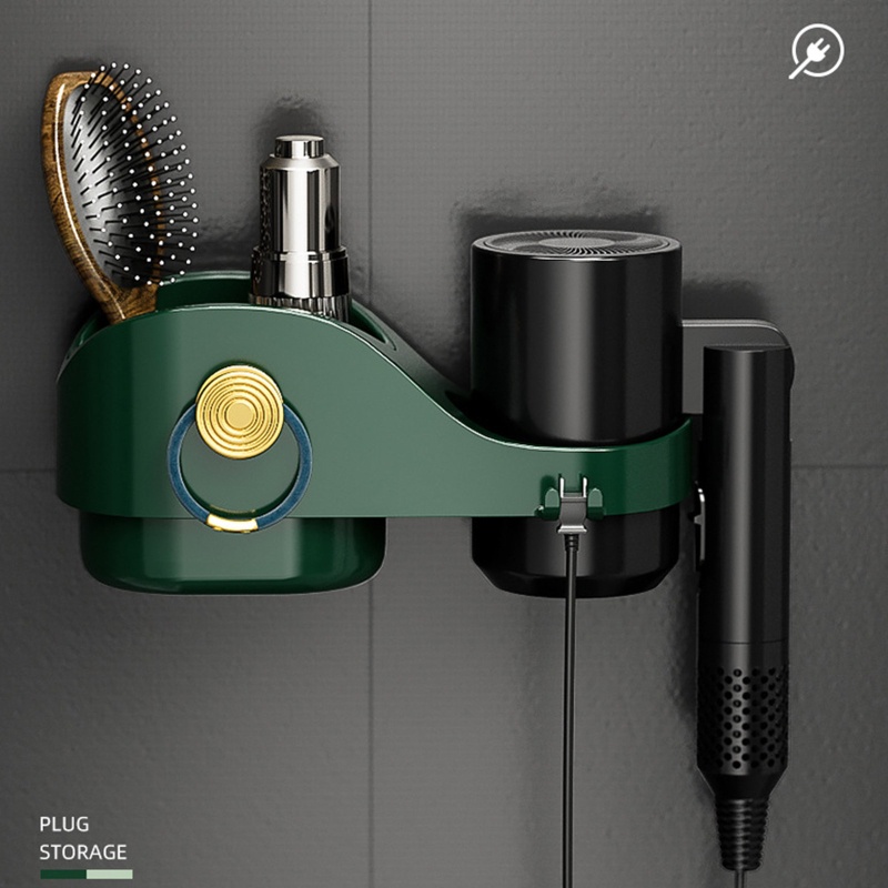 Giá Đỡ Lược / Kem / Máy Sấy Tóc Gắn Tường Tiện Dụng Cho Phòng Tắm