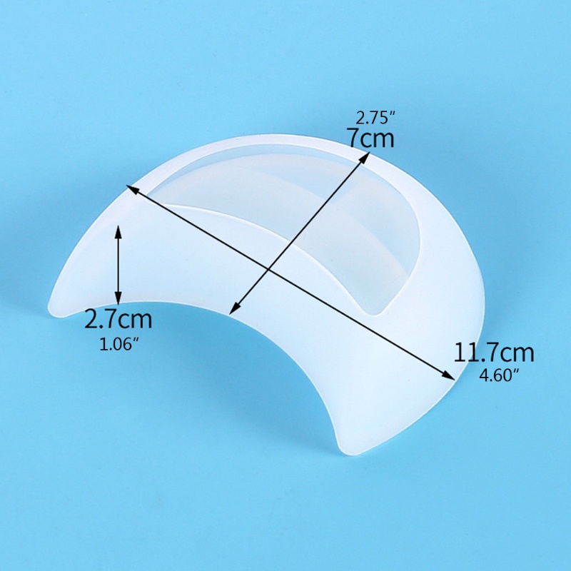 Khuôn Làm Đế Lót Ly Hình Mặt Trăng Bằng Resin Epoxy Độc Đáo