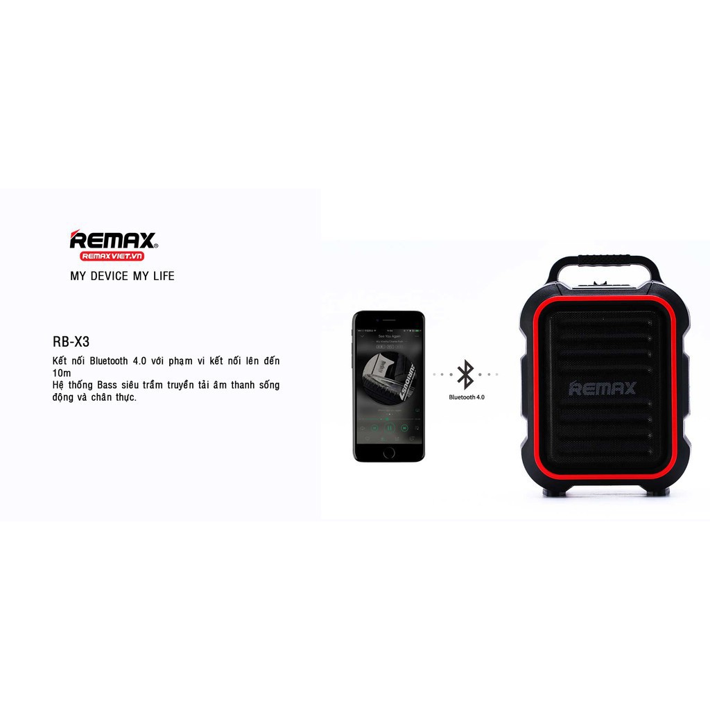 Loa Bluetooth Remax RB-X3