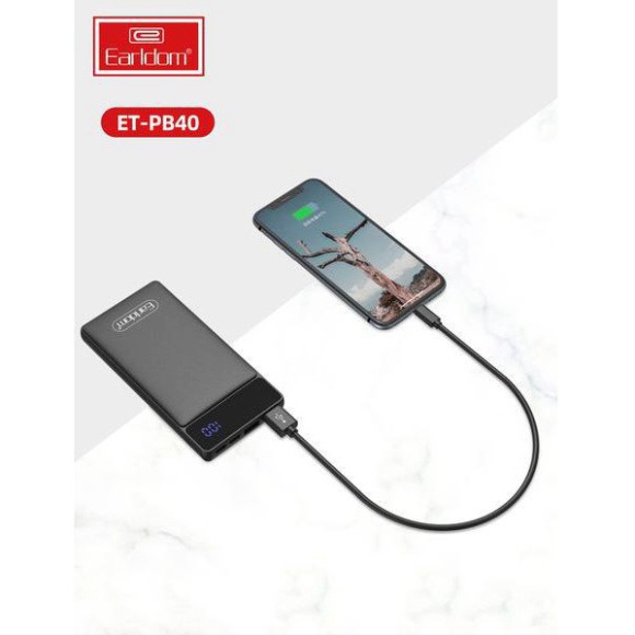 [Mã SKAMSALE03 giảm 10% đơn 200k] Sạc Dự Phòng 10000mAh Earldom PB-40