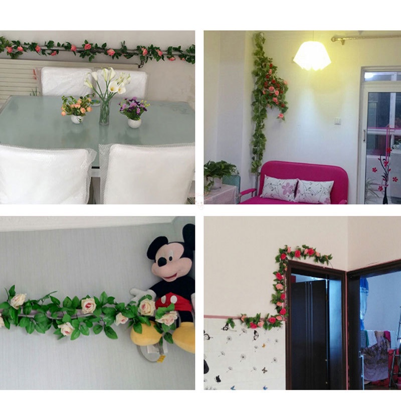 Dây Hoa Thường Xuân Nhân Tạo 2.5m Trang Trí Nhà Cửa / Tiệc Cưới