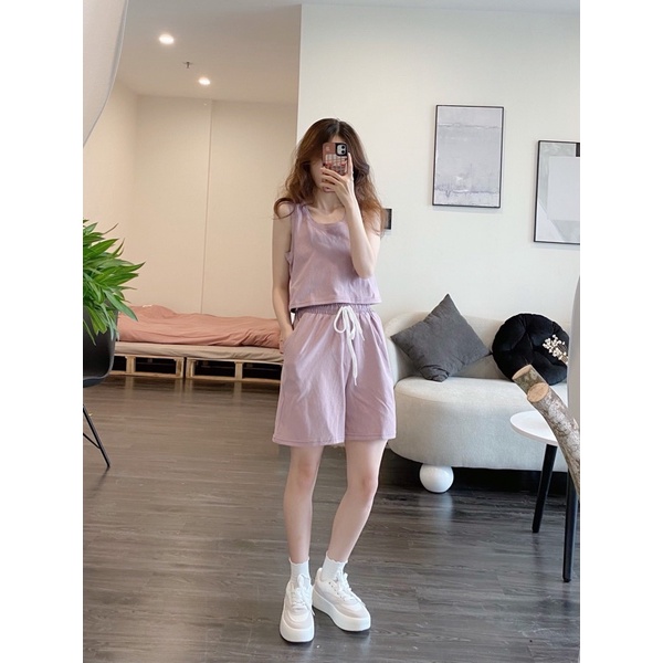 | HÌNH THẬT ĐỘC QUYỀN CUBEDLEMON | Áo croptop áo ba lỗ thun