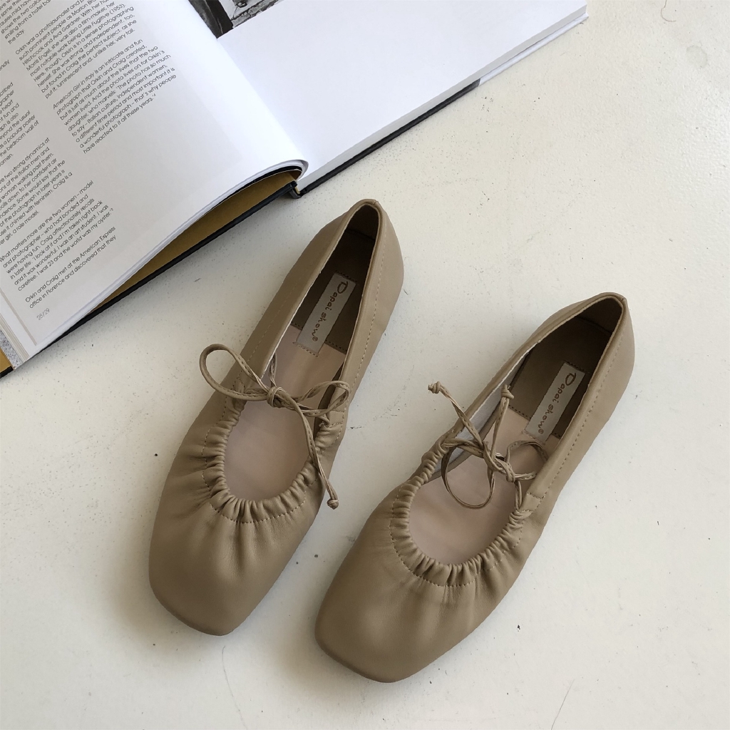 Giày Múa Ba Lê Dapaiho2020 Đế Mềm Đính Nơ Xinh Xắn