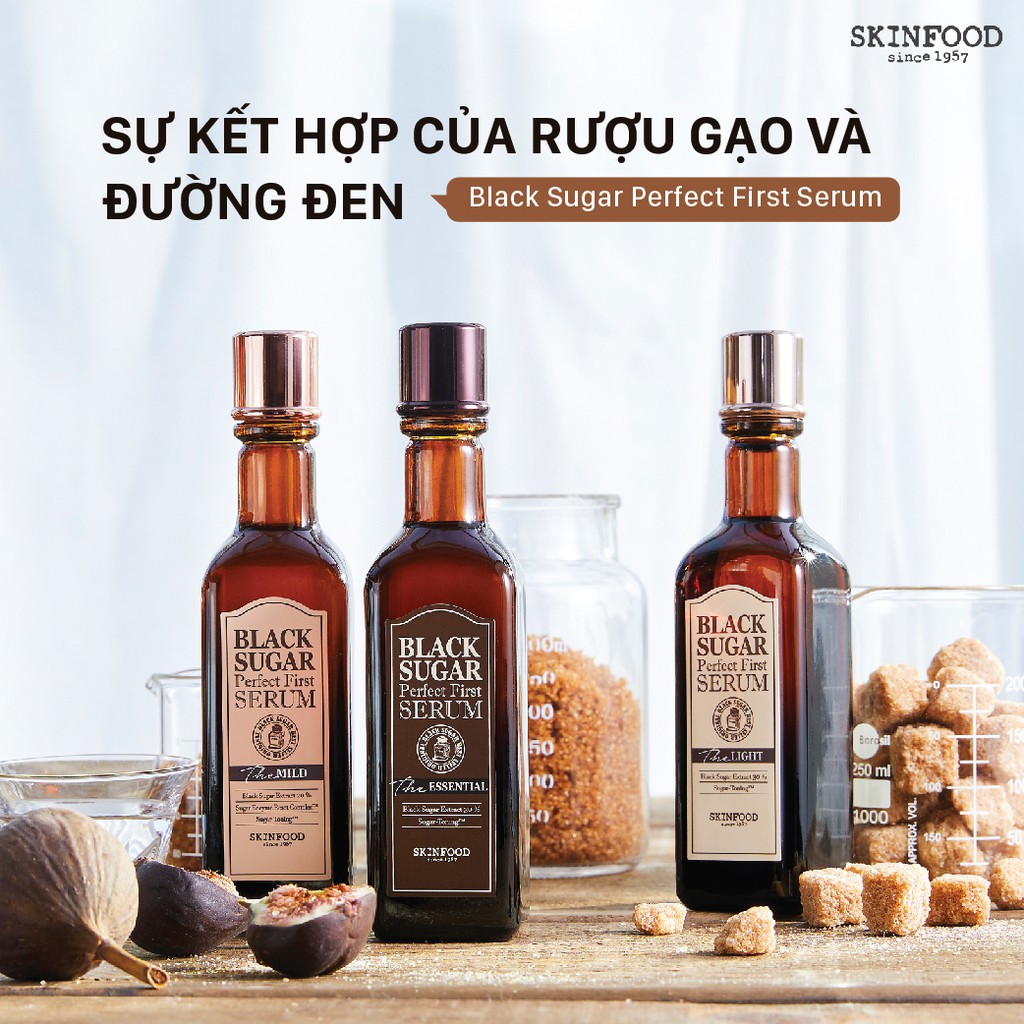 Tinh chất dưỡng Skinfood Black Sugar Perfect First Serum 120ml | BigBuy360 - bigbuy360.vn