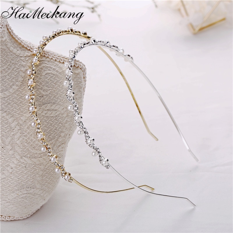 Băng đô HAIMEIKANG đính đá phong cách Hàn Quốc thời trang cho nữ