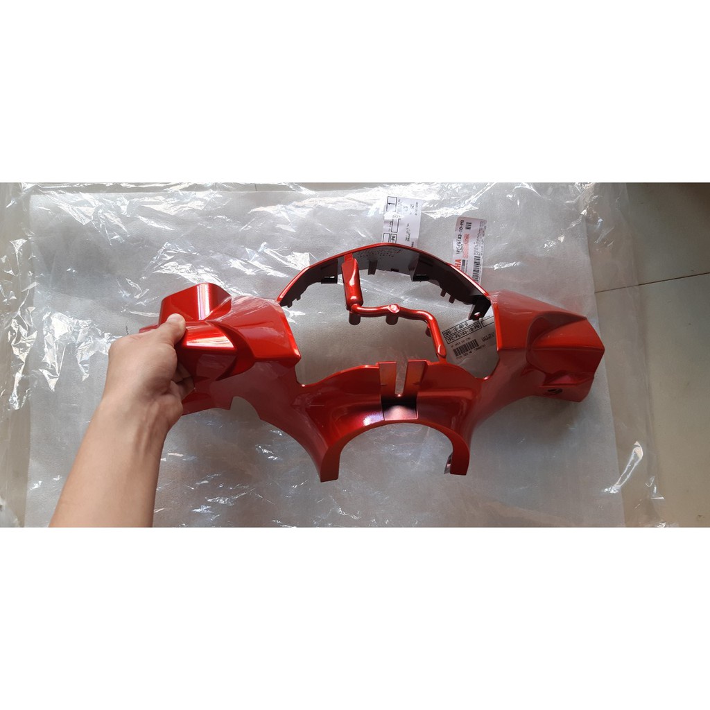 Ốp đầu trước  Sirius Fi đỏ nhũ