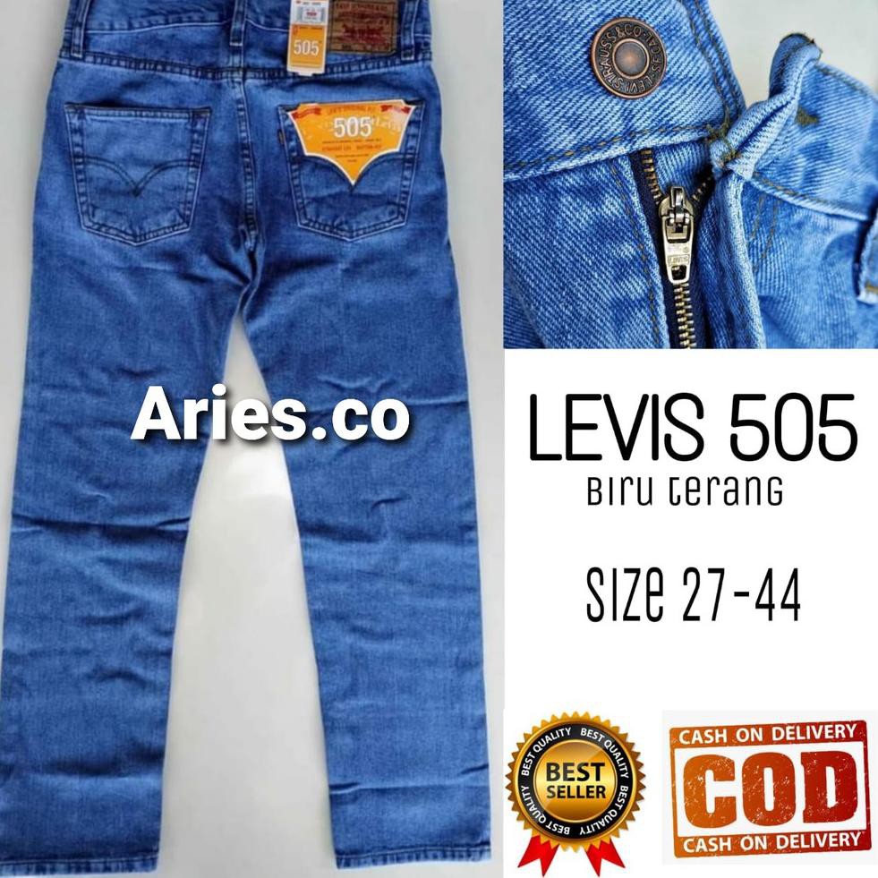 LEVIS Quần Jean Dài Ống Đứng 505 Cho Nam