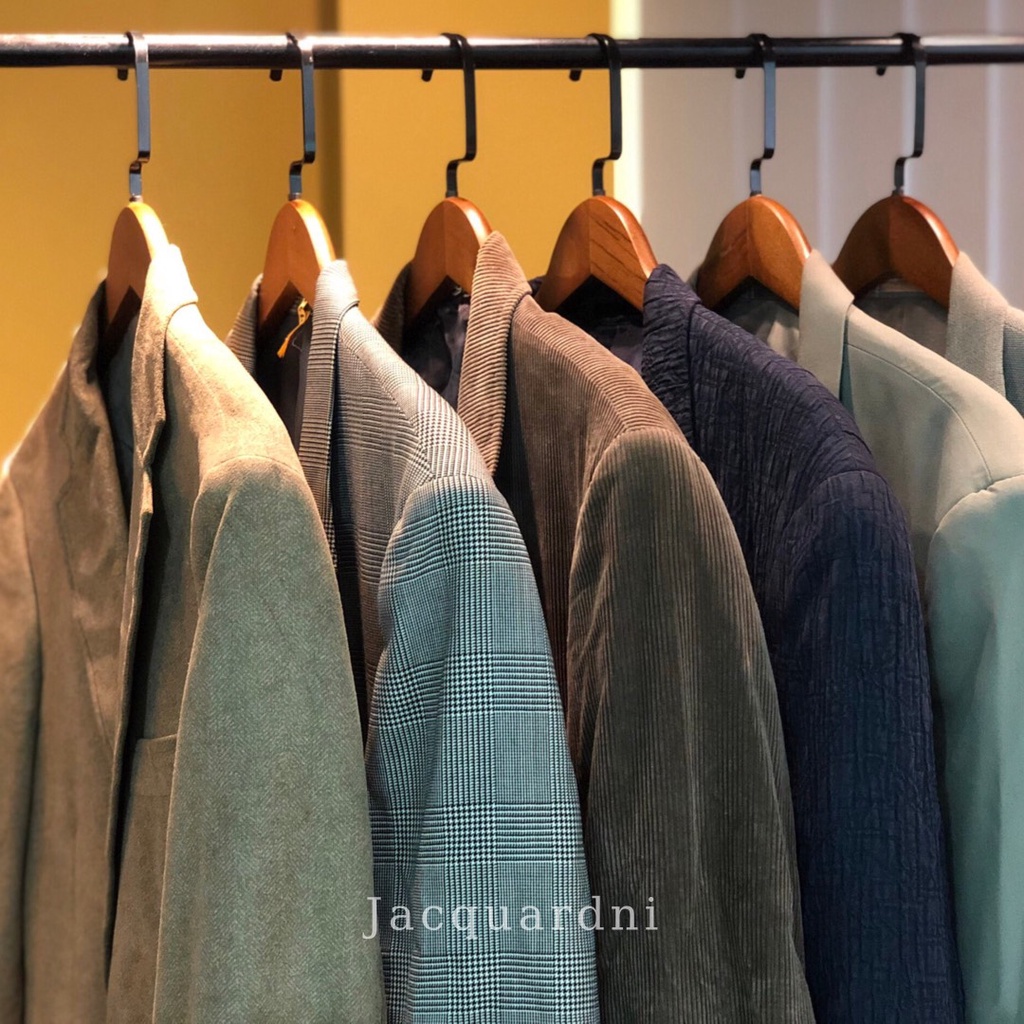 20 áo blazer 2hand/secondhand nam tông màu sáng (blazer trắng/ xám/ xanh dương) Hàn và Nhật bản JACBLS002