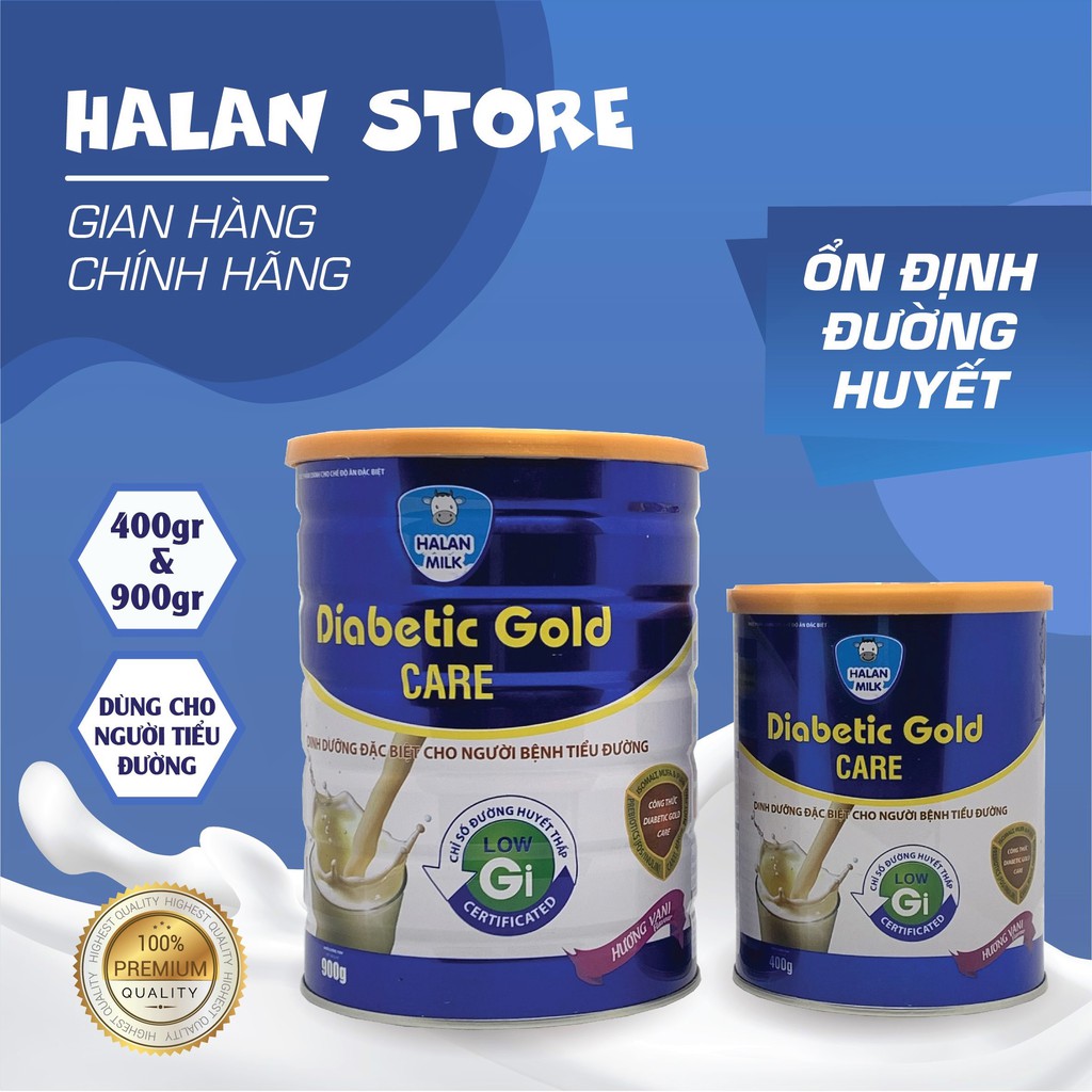 [Mã GROSALE2703 giảm 8% đơn 250K] Sữa tiểu đường DIABETIC GOLD CARE 900g - giúp ổn định đường huyết | BigBuy360 - bigbuy360.vn