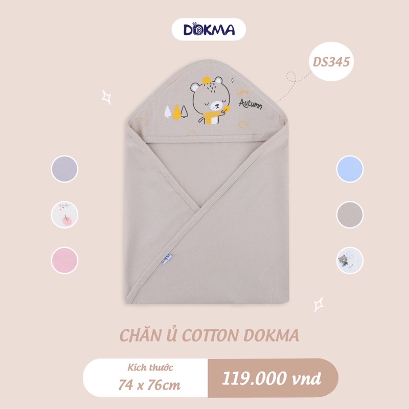 Chăn ủ cotton Dokma Cho bé