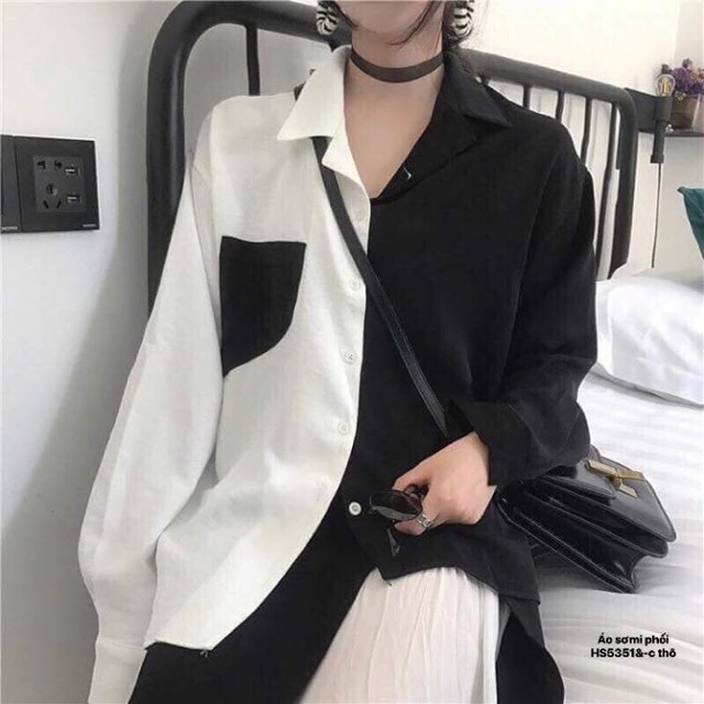 Áo sơmi phối màu (HS-KT-TR)