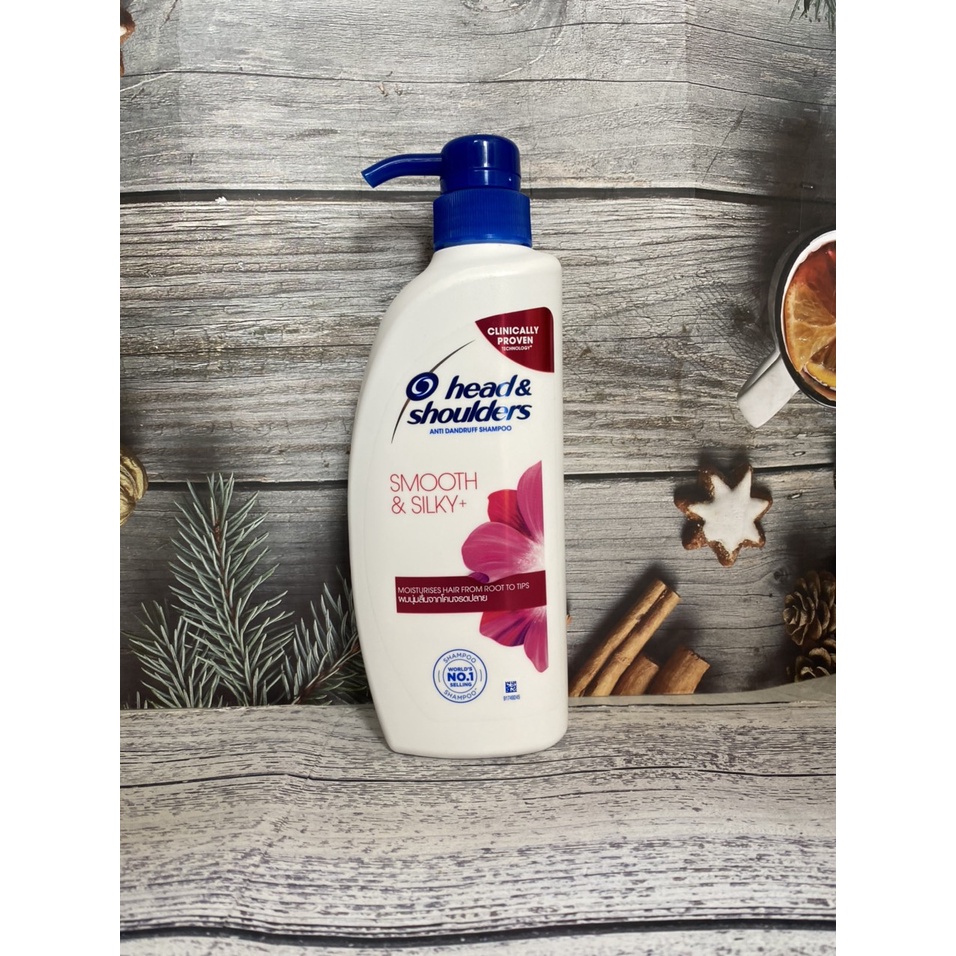 Dầu gội Head &amp; Shoulders Suôn Mềm Óng Mượt Thái Lan 410ml
