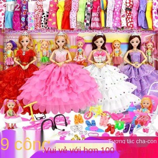 > Ye Luoli Búp bê Barbie Công chúa Người lớn Zina Búp bê cơm hộp quà nhà Búp bê Barbie Aisha mini Aisha