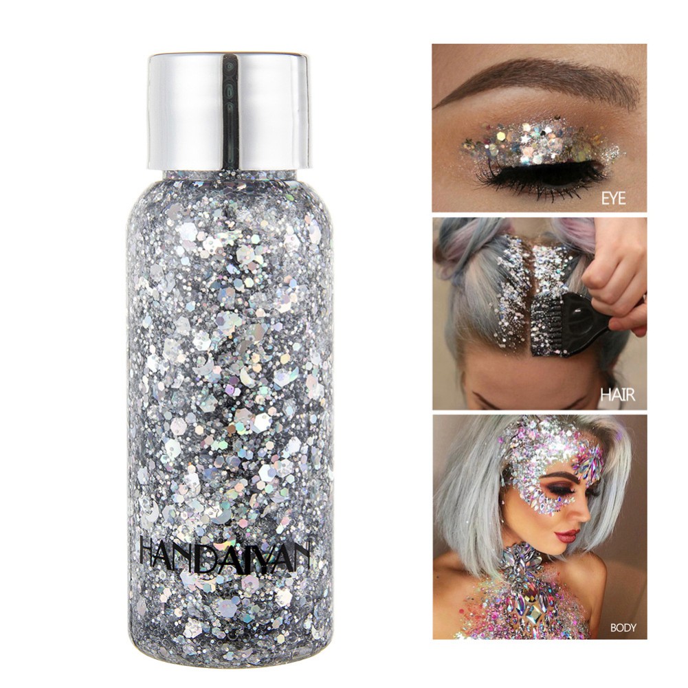 [Hàng mới về] Kem gel nhũ kim tuyến HANDAIYAN trang điểm dự tiệc cho tóc / cơ thể / mặt | BigBuy360 - bigbuy360.vn