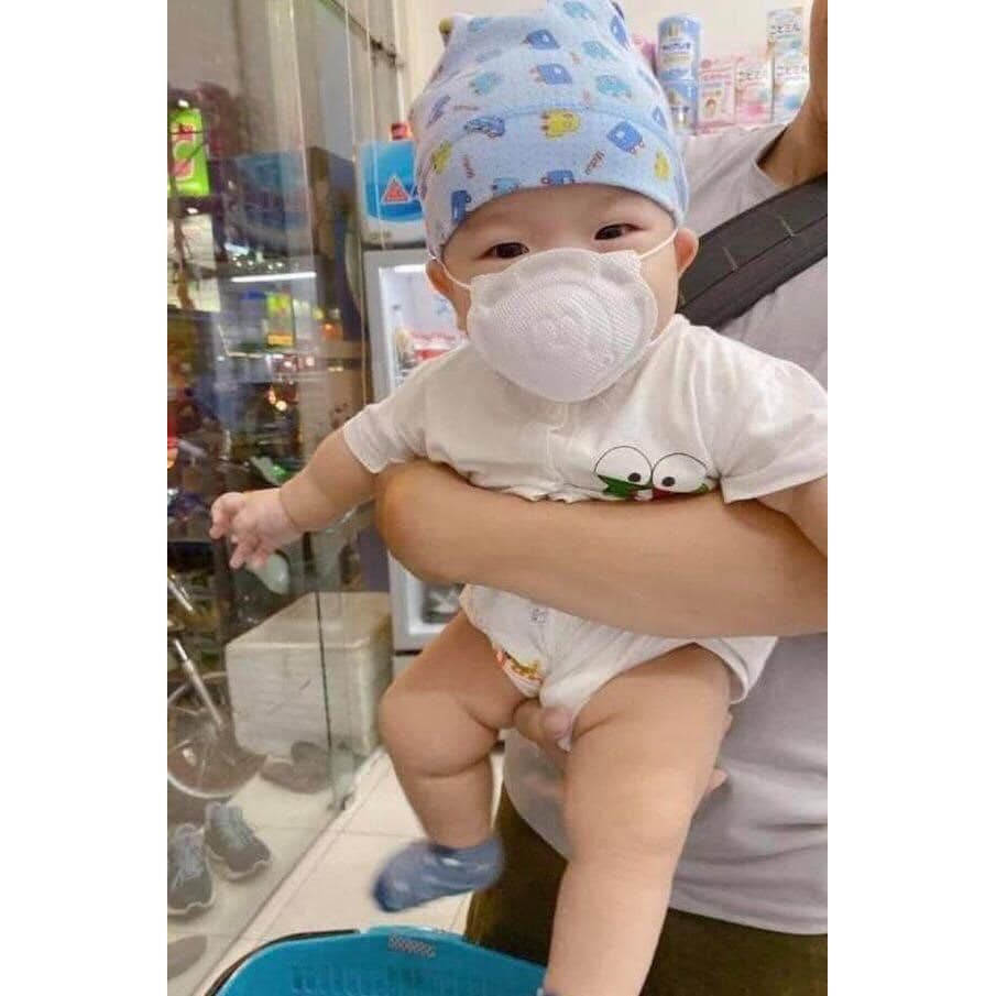 Khẩu trang gấu Pigeon nội địa nhật set 3 cái và set 7 cái ( mẫu mới)