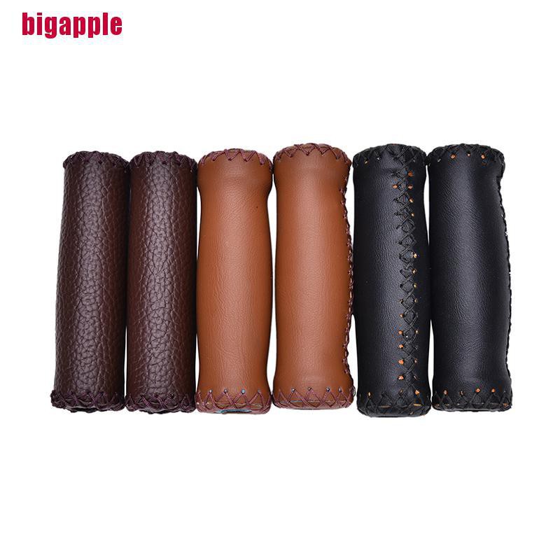 Tay Lái Xe Đạp Leo Núi Bằng Da Nhân Tạo Phong Cách Vintage