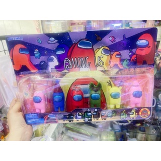 Vỉ đồ chơi mô hình Among Us 6-7cm
