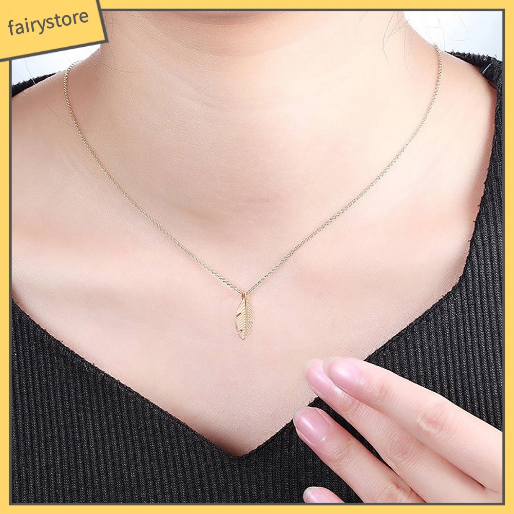 Vòng cổ kim loại mặt lá / la bàn thời trang cho nữ