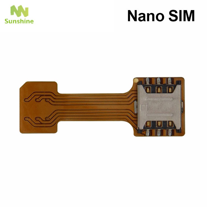 Đầu kết nối sim 2 đầu nano micro SD cao cấp cho Samsung XIAOMI Android