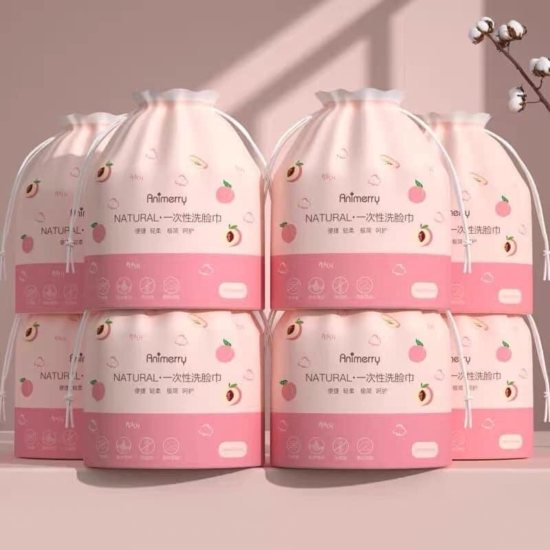 Khăn lau mặt khô đa năng dùng 1 lần mềm mại đa năng Animerry, khăn tẩy trang