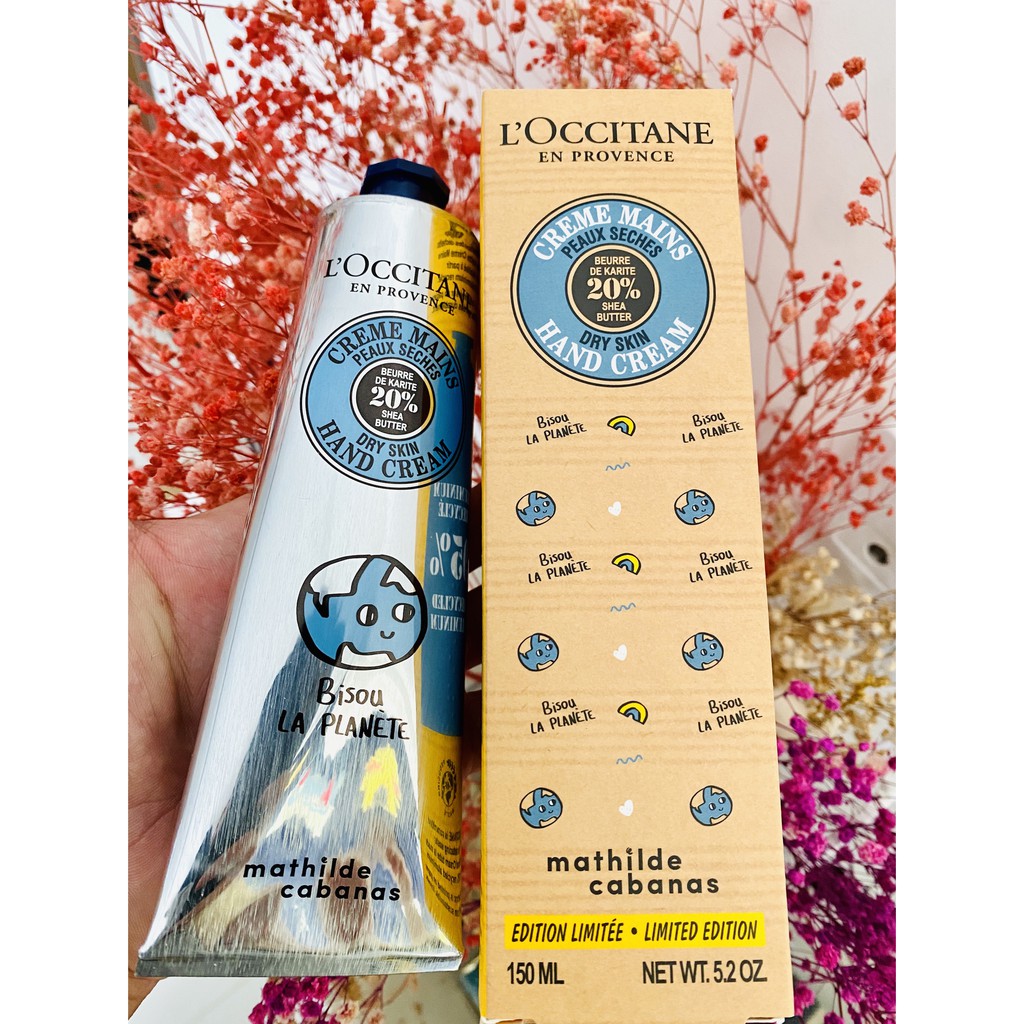 [LIMITED EDITION] L’OCCITANE Kem Dưỡng Da Tay 20% SHEA BUTTER Chiết Xuất Bơ Đậu Mỡ 150ml