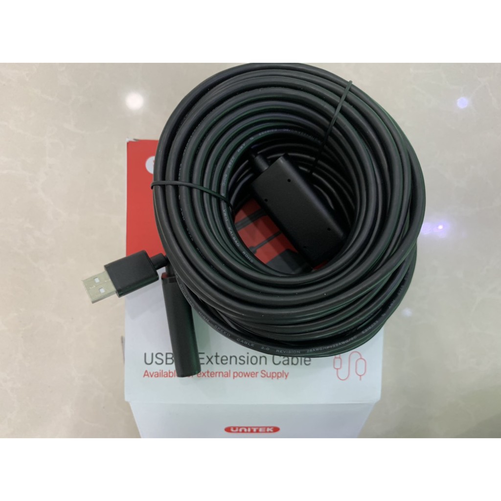 Cáp USB nd Extension  Unitek 5m Y 277 , 20m Y 279 , Cáp usb 2.0 nối dài có chíp khuếch đại 5m y277 . 10m Y278 , 20m y279 | WebRaoVat - webraovat.net.vn