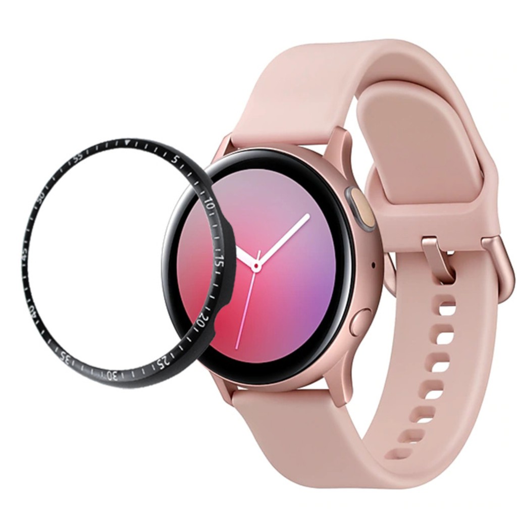 Khung viền Benzen cho Samsung Galaxy Watch Active 2 40mm/44mm, decal, dán skin đồng hồ (ZK01)