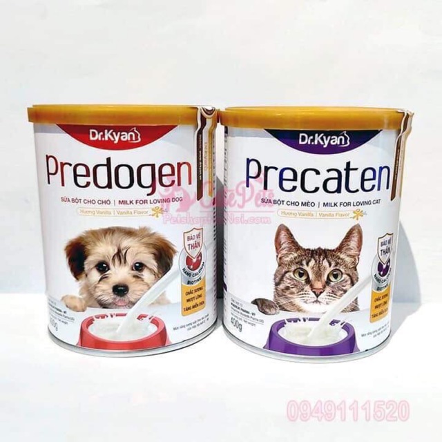Sữa bột cho mèo Dr.Kyan Precaten lon