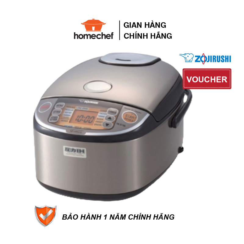 Nồi cơm áp suất cao tần điện tử Nhật Bản Zojirushi 1L-1.8L NP-HRQ10-XT / NP-HRQ18-XT, sản xuất tại Nhật, bảo hành 1 năm