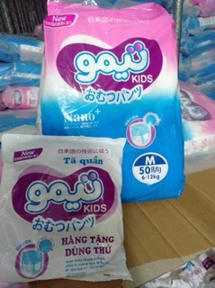 Combo 50 bỉm quần Goukids sixe M/XXL