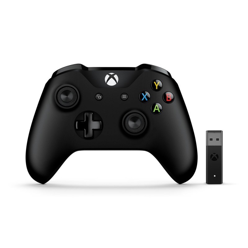 Tay Xbox One S kèm Usb Wireless Adapter hàng nhập khẩu (màu đen)