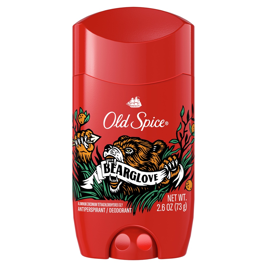 Lăn Sáp Khử Mùi và Ngăn Tiết Mồ Hôi cho Nam Old Spice Bearglove 73G