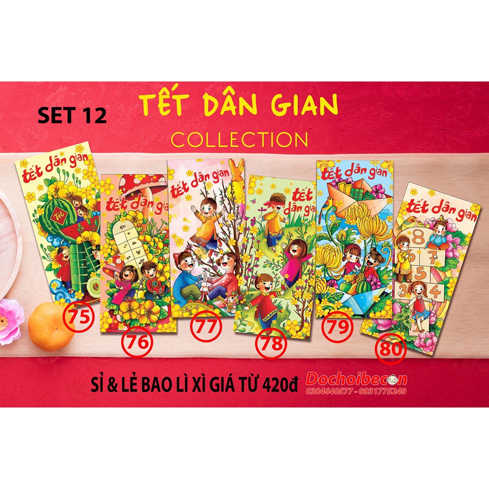 Sỉ 1000 Bao lì xì đẹp 2021 giá rẻ (Nhiều mẫu)