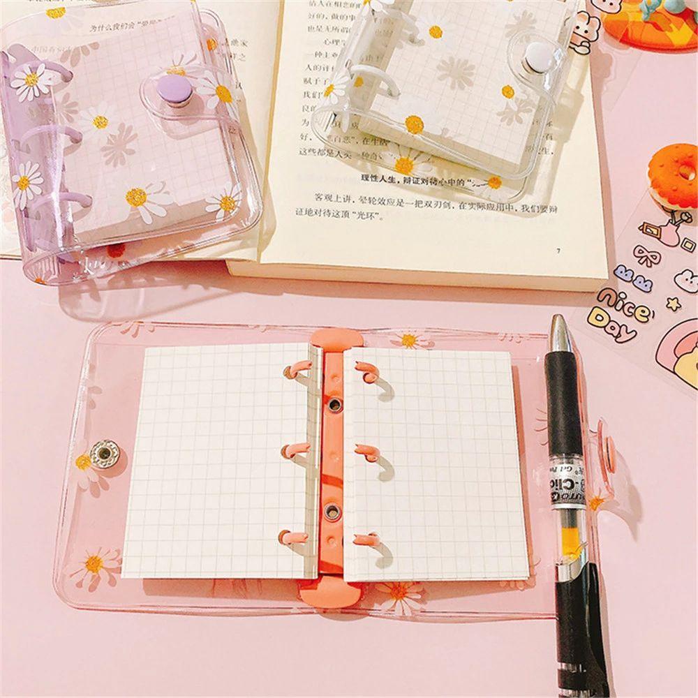 Sổ Ghi Chú 3 Lỗ Họa Tiết Hoa Cúc Dễ Thương