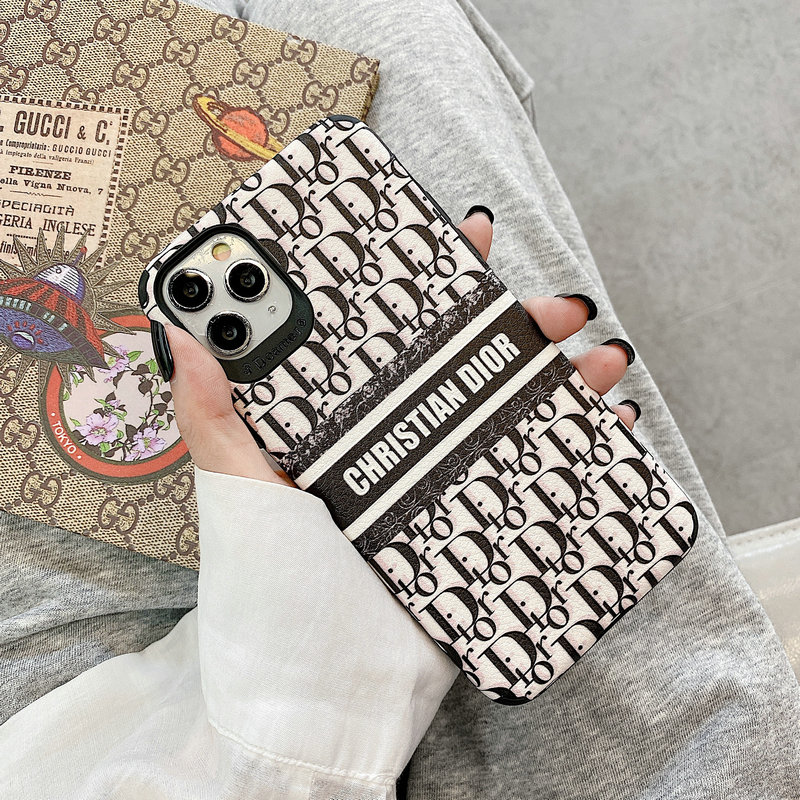 Case OPPO A53 A33 A52 A92 A31 A91 A5 A9 2020 A7 A5S A12 AX7 F11 F9 A3S A12e F1S A83 A39 A57 Reno 3 5 5G 2F 2Z  Realme C1 2 Pro Leather phone case D.ior Style