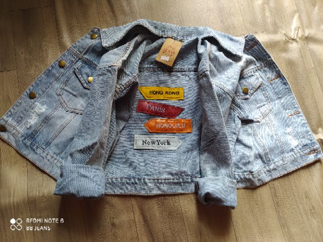 Áo khoác jean nữ cao cấp form 58Kg đẹp Tonumber-Skyj-Hongkong giá rẻ
