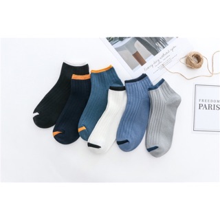 Set tất viền ngắn cổ nam Caramella, tông màu xanh trầm lịch lãm