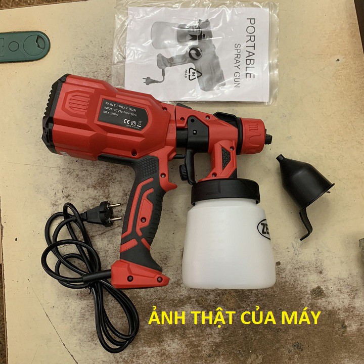 Máy Phun Sơn, Máy Phun Sơn Cầm Tay Cao Cấp cam Kết Hàng Chính Hãng Spray Gun Nội Địa Trung Quốc