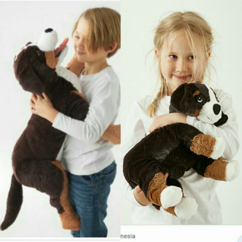 Gấu bông chó Ikea nâu chính hãng 100%