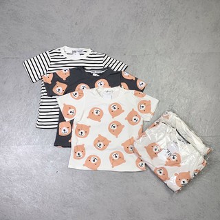 Set 3 áo phông gấu cho bé cotton